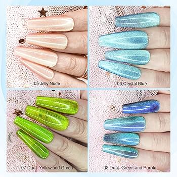 【from the nail】Hologram Angel Eye Gel Amazon.com : NAILGIL Cat Eye Gel Nail Polish with Magnet